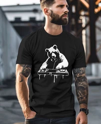 Neverless Print-Shirt Herren T-Shirt Br als Techno DJ Rave Festival Outfit Braun