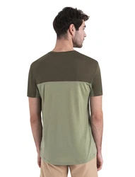 Icebreaker Merino 125 Cool-lite Sphere III Dunkelgrün/Braun/Grau/Grün/Khaki/Gelb