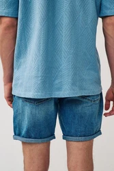 Next Jeansshorts Sommerliche Jeansshorts Blau/Hellblau