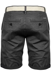 Amaci&Sons Chinoshorts BERWYN Regular Fit Khaki/Dunkelgrau/Schwarz