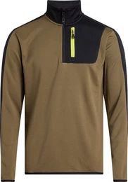 Rollkragenpullover Blake ux Herren Skioberteil oliv/schwarz