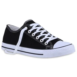 VAN HILL Sneaker Schuhe (811077) Schwarz/Dunkelblau