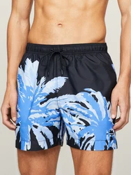 Tommy Hilfiger Swimwear Badeshorts MEDIUM DRAWSTRING PLACED blau