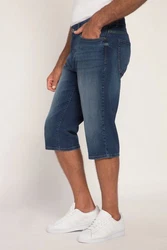 JP1880 Jeansbermudas 3/4-Jeans Powerstretch 5-Pocket Blau/Dunkelblau/Hellblau