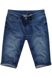 John F. Gee Jeansbermudas Powerstretch 5-Pocket Blau/Dunkelblau/Hellblau