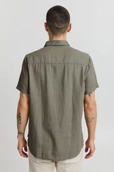 !Solid Leinenhemd SDAllan Dunkelgrün/Khaki/Beige
