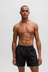 BOSS Badeshorts Dolphin Schwarz/Dunkelblau
