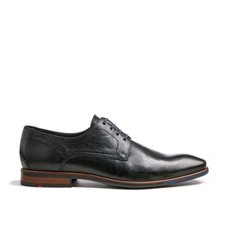 Lloyd Schnürschuh Hellblau/Schwarz/Braun