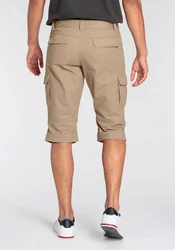 Bruno Banani Jeansbermudas schmale Passform mit Cargotaschen Khaki/Beige/Braun