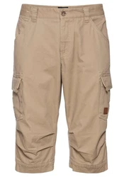 Bruno Banani Jeansbermudas schmale Passform mit Cargotaschen Khaki/Beige/Braun