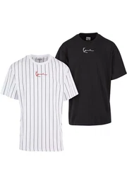 Langarmshirt Herren KM222-101-2 KK 2-Pack Pinstripe + Essential Tee (1-tlg)