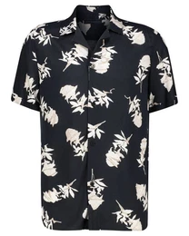 Langarmhemd Herren Freizeithemd BIJAN aus Viskose Relaxed Fit (1-tlg)