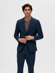 JDY Sakko Elegante Anzugjacke Herren Blazer Slim Fit Dunkelblau/Blau/Hellblau