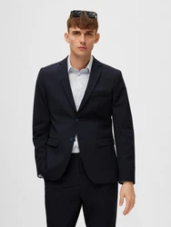 JDY Sakko Elegante Anzugjacke Herren Blazer Slim Fit Dunkelblau/Hellblau/Blau