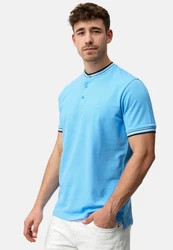 Indicode T-Shirt INOdell Blau/Hellblau