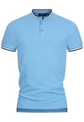 Indicode T-Shirt INOdell Blau/Hellblau