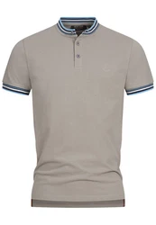 Indicode T-Shirt INOdell Braun/Khaki/Beige/Hellgrau/Grau