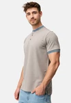 Indicode T-Shirt INOdell Braun/Khaki/Beige/Hellgrau/Grau