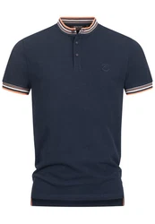 Indicode T-Shirt INOdell Dunkelblau/Hellblau