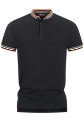 Indicode T-Shirt INOdell Dunkelblau/Schwarz
