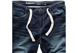 SUBLEVEL Shorts Sweat Shorts Jeans Kurze Hose Bermuda 