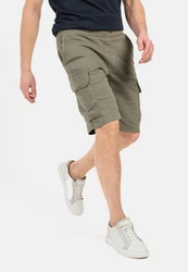 camel active Shorts Cargo Khaki/Dunkelgrün