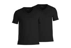 BOSS Unterziehshirt VN Comfort 2P V-Neck Relaxed Fit Kurzarm 