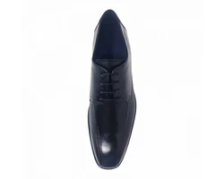 Lloyd George Schnürschuh Hellblau/Dunkelblau/Schwarz