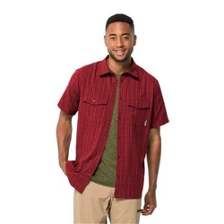 Jack Wolfskin Funktionshemd THOMPSON SHIRT MEN Dunkelrot/Rot
