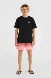 O'Neill T-Shirt JACK O'NEILL BACKPRINT T-SHIRT Schwarz/Rot