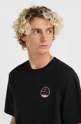 O'Neill T-Shirt JACK O'NEILL BACKPRINT T-SHIRT Schwarz/Rot
