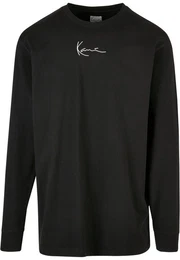Longsleeve Herren KKMQ22002BLK SMALL SIGNATURE L/S BLK (1-tlg)