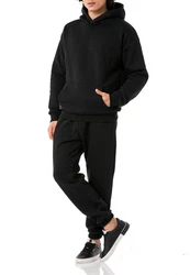 RedBridge Kapuzensweatshirt Herren Kapuzenpullover Basic Premium Hoodie Schwarz