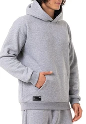 RedBridge Kapuzensweatshirt Herren Kapuzenpullover Basic Premium Hoodie Grau/Hellgrau/Dunkelgrau
