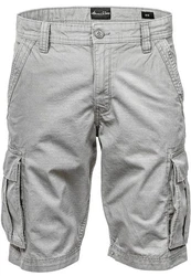 Amaci&Sons Cargoshorts SAUGET Regular Fit Grau/Khaki/Hellgrau