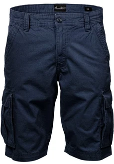 Amaci&Sons Cargoshorts SAUGET Regular Fit Blau/Dunkelblau/Hellblau