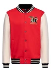 KingKerosin Collegejacke Detroit Greaser Rot/Dunkelrot