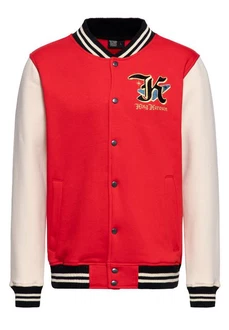 KingKerosin Collegejacke Detroit Greaser Rot/Dunkelrot