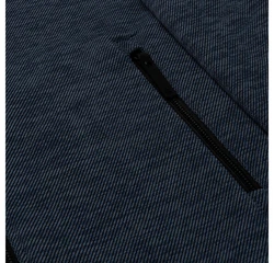 Kjelvik Strickfleecejacke Wilco Hellblau/Dunkelblau/Türkis/Blau