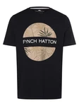 FYNCH-HATTON T-Shirt Schwarz/Dunkelblau/Dunkelrot