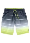 Bench. Badeshorts Sunset Mischfarben/Beige/Grau/Orange