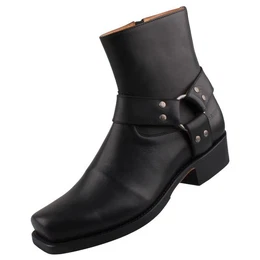 12851-Pull Oil Negro Stiefelette