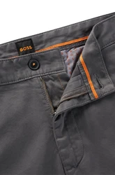 BOSS ORANGE Chinos Chino Slim Dunkelgrau/Hellgrau/Grau/Khaki