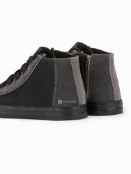 OMBRE Herrenturnschuhe Sneaker Schwarz