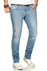 Alessandro Salvarini Straight Jeans ASAngelo Hellblau/Blau