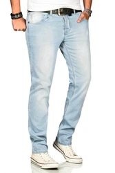 Alessandro Salvarini Straight Jeans ASAngelo Hellblau