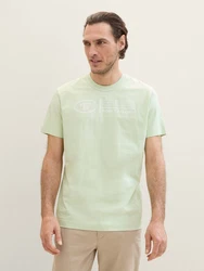 TOM TAILOR T-Shirt Hellgrün/Grün/Khaki