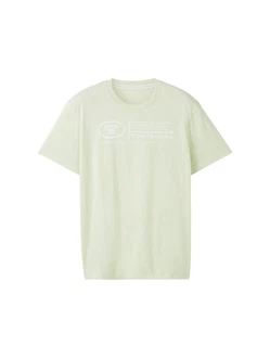 TOM TAILOR T-Shirt Hellgrün/Grün/Khaki