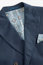 Next Leinensakko Blazer aus Leinengemisch Hellblau/Blau/Dunkelblau/Grau