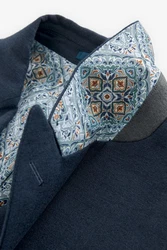 Next Leinensakko Blazer aus Leinengemisch Hellblau/Blau/Dunkelblau/Grau